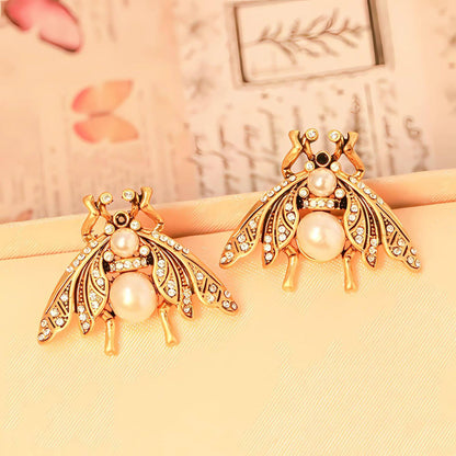 Bee Cubic Zirconia Earrings