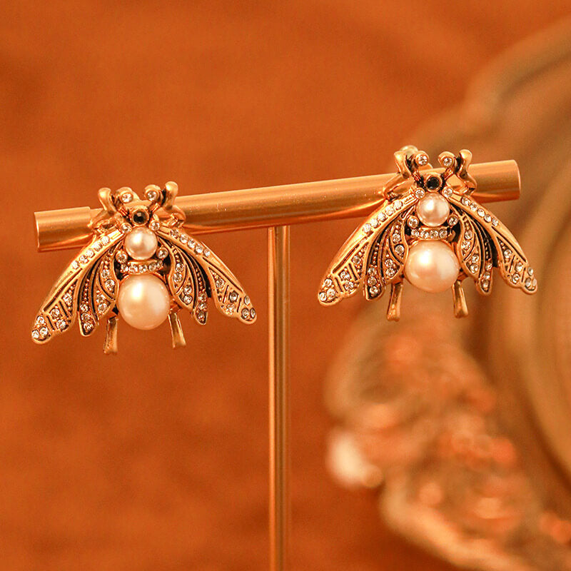 Bee Cubic Zirconia Earrings